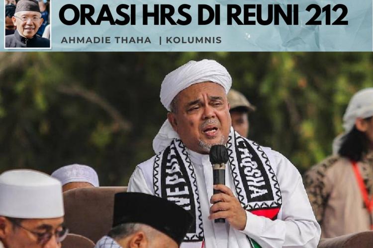 Orasi Lengkap HRS: Ayat Suci di Atas Ayat Konstitusi