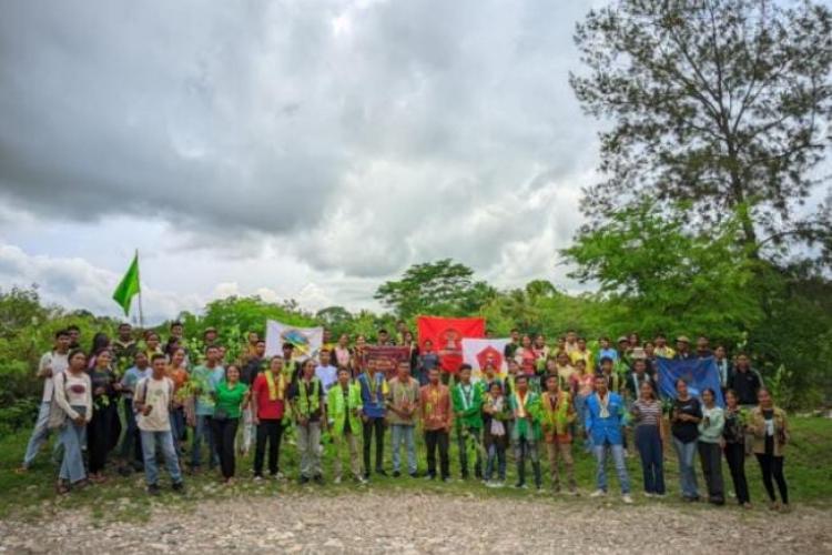 Ikatan Mahasiswa Pelajar Naibenu Bersama 10 OKP Lokal Gelar Reboisasi di Maubeli, TTU