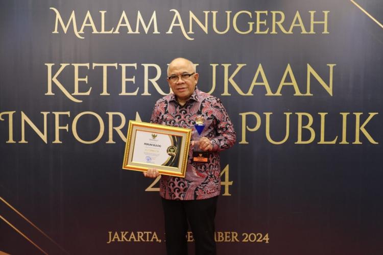 Malam Anugerah Keterbukaan Informasi Publik Tahun 2024, Perum BULOG Capaian Tertinggi 