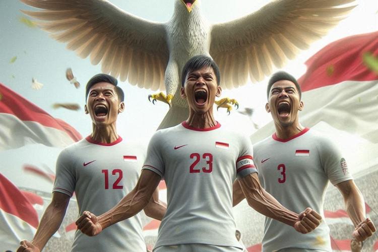 Garuda Taklukkan Raksasa Asia