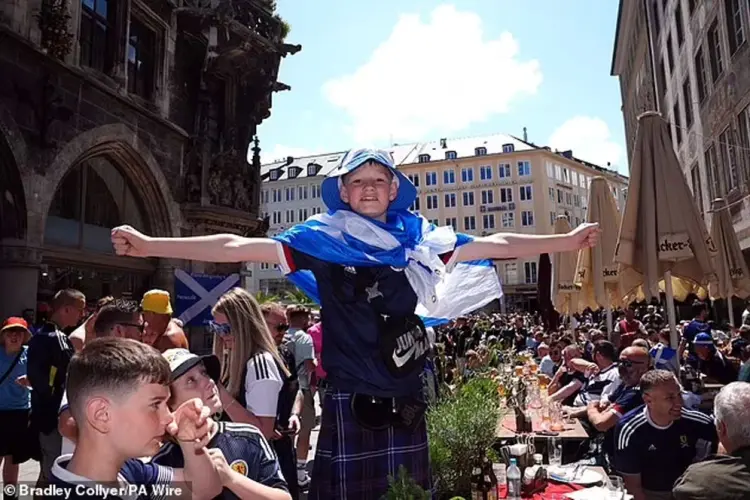 Ribuan Fans Skotlandia Banjiri Munich Jelang Laga Pembukaan Euro 2024
